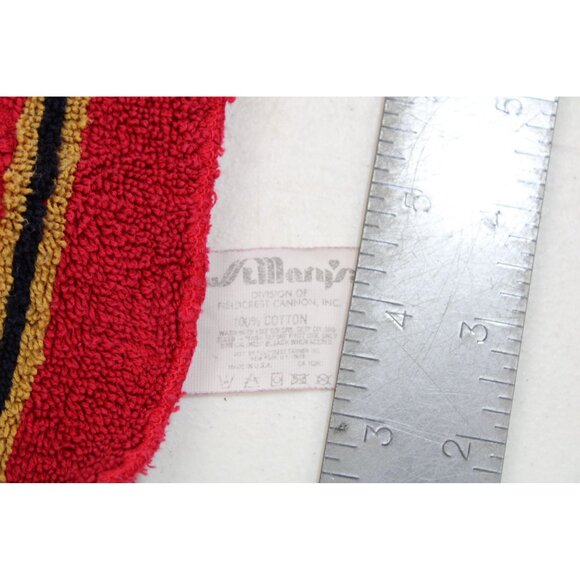 4 St Marys Washcloths Red Vintage Stripe 93374 Wash Clothes - Picture 5 of 8